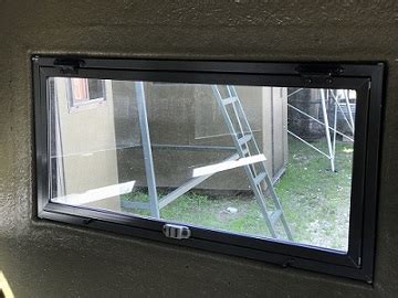 Swing-Sash-in-Frame Deer Blind Window 36"x11 1/2" - Clear Glass - Dickinson Feed and Supply