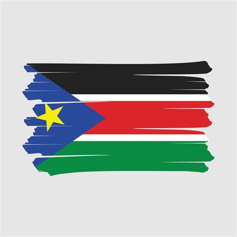 South Sudan Flag Brush 17580287 Vector Art at Vecteezy