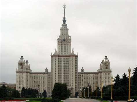 Architecture Moscow State University Sparrow Hills 01