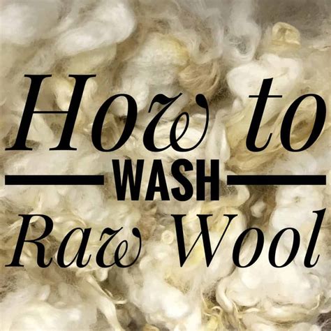 How to Wash Raw Wool | Fleece Scouring Instructions | Power Scour