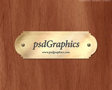 Free Printable Door Name Plate Template