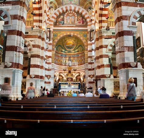 Interior of Notre-Dame de la Garde, Marseille, France Stock Photo - Alamy