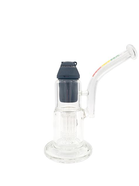 Antidote Glass Puffco Proxy 8" Helix Perc Drip Rig - (Assorted Labels) | Toobs Distribution