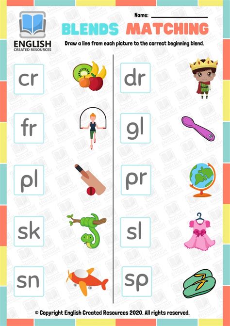 Consonant Blends Worksheets