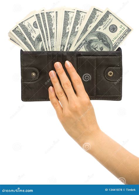 Wallet full of money stock photo. Image of purse, finance - 13441878