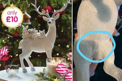 B&M shopper stunned to find ‘cute’ Christmas reindeer ornament is VERY ...