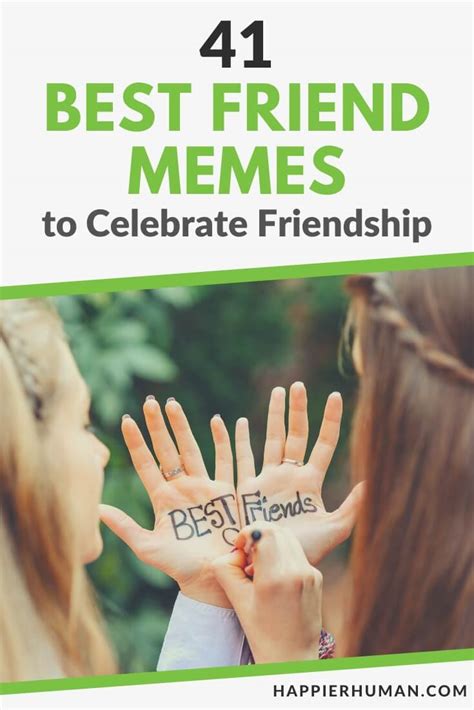 41 Best Friend Memes to Celebrate Friendship in 2024 - Happier Human