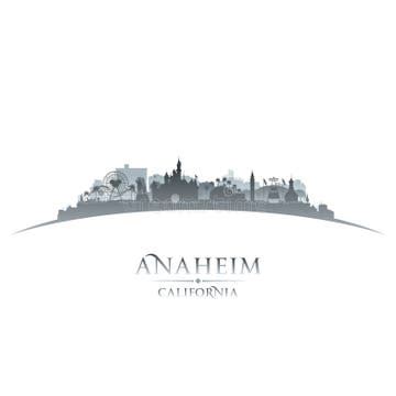 Anaheim Skyline Silhouette Stock Illustrations – 28 Anaheim Skyline ...