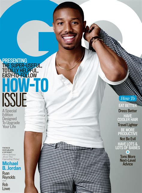 Michael B Jordan on The Cover of GQ | Champagne and Heels