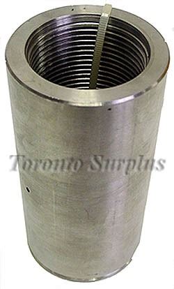 Coupling Line Shaft for FloWay Vertical Turbine Pumps, 316 Stainless Steel, 5.867"L, 3" O.D ...