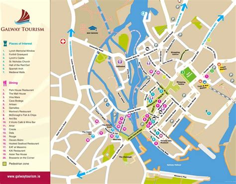 Galway tourist map - Ontheworldmap.com