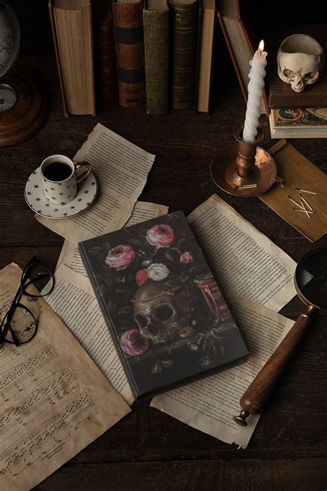 Dark Academia Aesthetic Hardcover Notebook Moody Vintage - Etsy