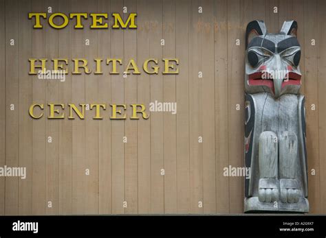 Alaska ketchikan totem heritage center hi-res stock photography and images - Alamy