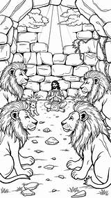 12 Free Printable Daniel In The Lions’ Den Coloring Pages  Christian sketch template