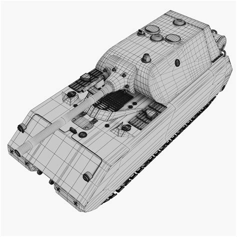 Tank Panzer Viii Maus 3d Model