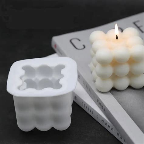 DIY Candles Mould Soy wax Candles mold Aromatherapy Plaster Candle 3d ...