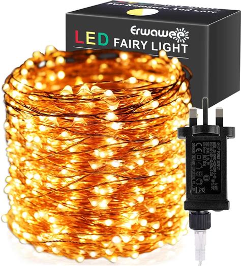 MORO 100M 8 Modes 500 LEDs Christmas Fairy String Light Lighting Wedding Party Lamp Clear Cable ...
