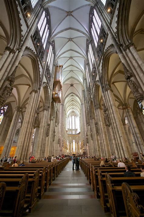 Interior of the Cologne Cathedral in Cologne, Germany. | Cologne cathedral, Cathedral ...