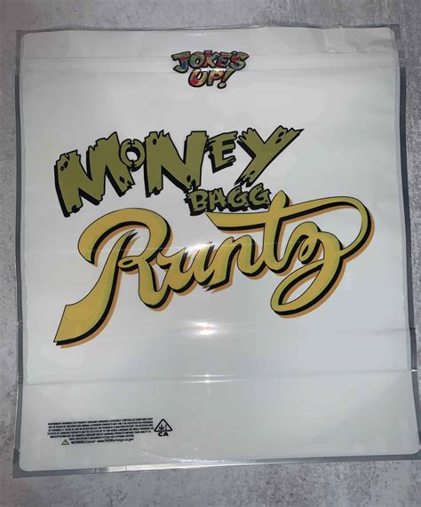 Money Bagg – Runtz 1 LB Bag (Unit Bag) *Jokes UP* - Loud Mylar Bags