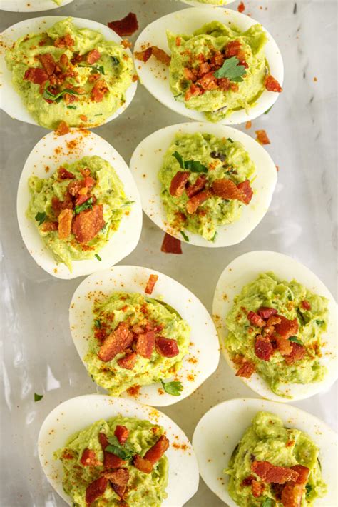 Avocado Deviled Eggs - My Incredible Recipes