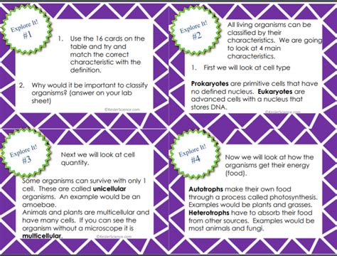 Characteristics of Organisms - SCIENCE 8