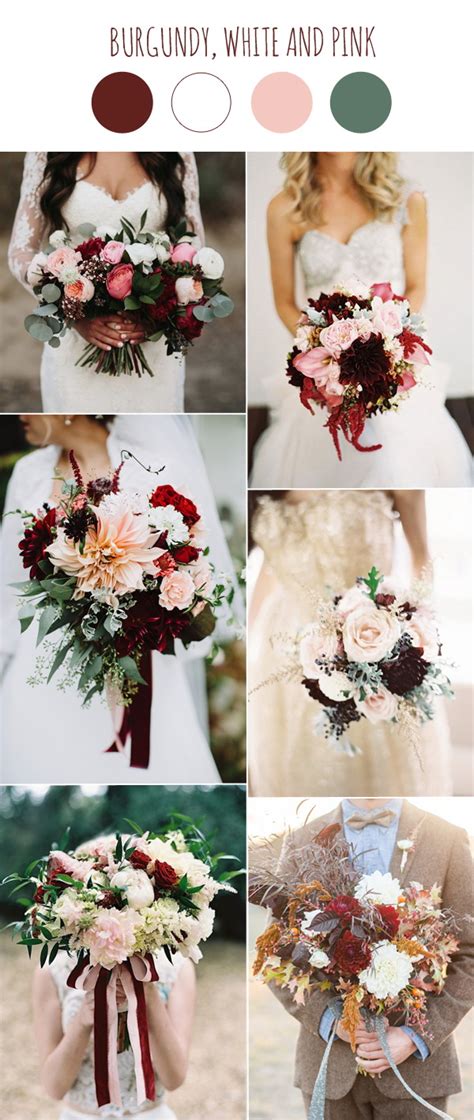 2017 Wedding Color Scheme Trends: Burgundy and White – Stylish Wedd Blog