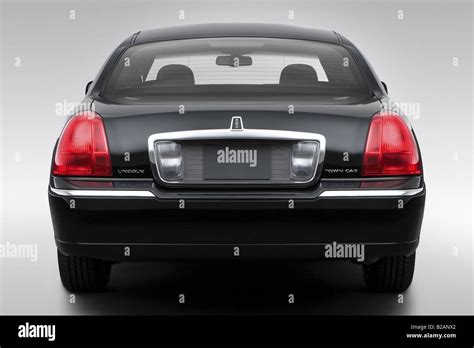 2008 Lincoln Town Car Signature Limited in Black - Low/Wide Rear Stock Photo - Alamy