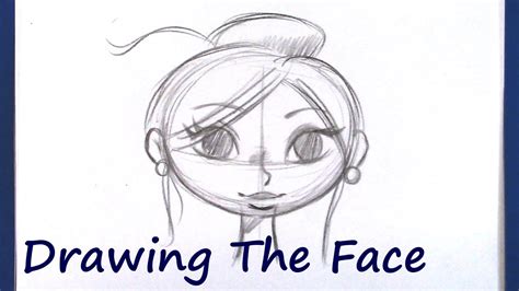 How to Draw A Cartoon Face (Beginner Level) - YouTube