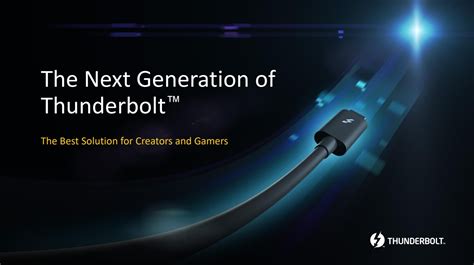 Intel reveals "next-gen" Thunderbolt based on USB4 v2 with up to 120Gb ...