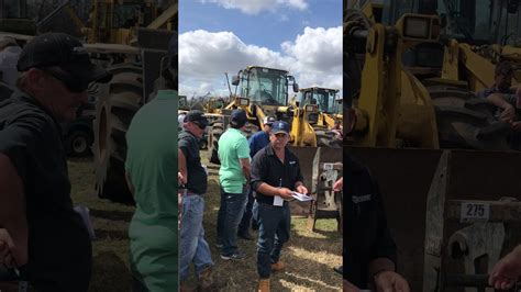 Jeff Martin Auctioneers 2018 Florida Auctions Day 1 – Wheel Loader Auctioning - YouTube