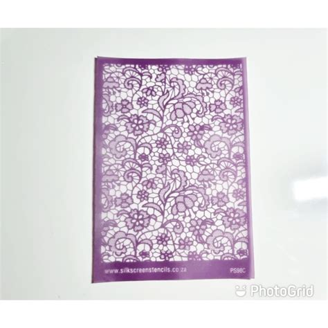 Silk Screen Stencils - Lace 1