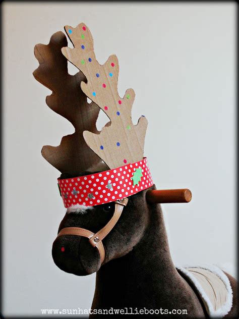 Sun Hats & Wellie Boots: DIY Reindeer Antlers - Made from a Recycled ...