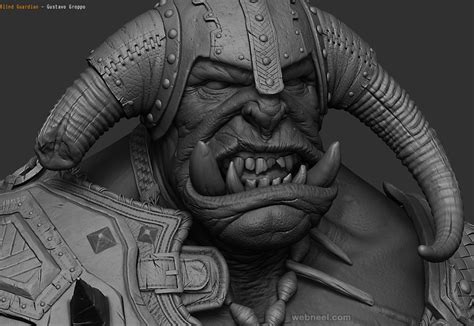 Zbrush Monster Model By Gustavo Groppo 13 - Preview