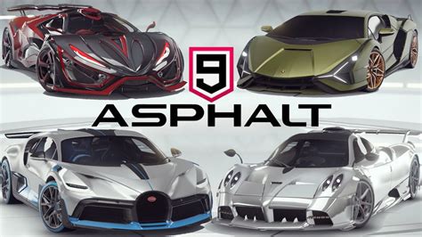 Asphalt 9 Legends - All CARS - 2022 - 4K (Class S,A,B,C,D) - YouTube