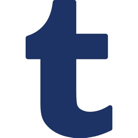 Tumblr Basic Rounded Flat icon