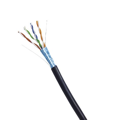 Cable STP Cat. 5e 4Px24 AWG para Exteriores - 305m - Negro - kroton