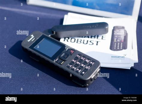 Inmarsat satellite phone - USA Stock Photo - Alamy