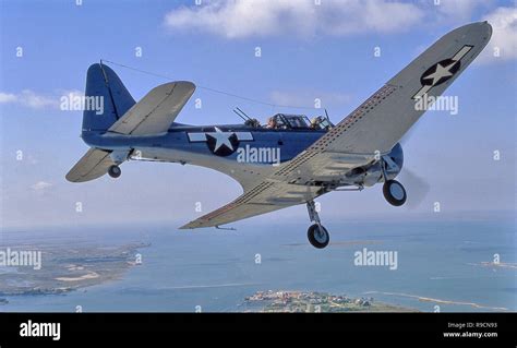 WWII Douglas SBD Dauntless Dive Bomber Stock Photo - Alamy