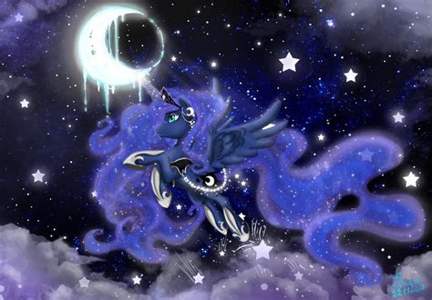 My Little Pony: Friendship Is Magic/ Princess Luna by Kanochka on DeviantArt