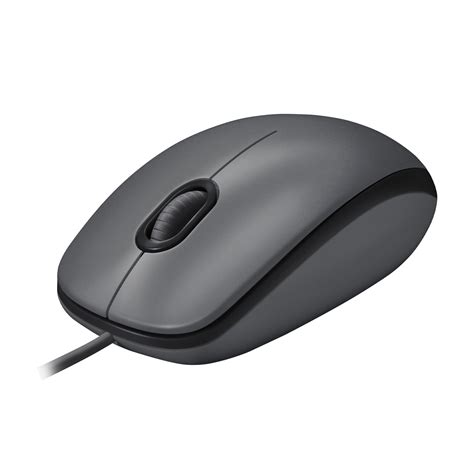 Logitech M100 Wired Optical Ambidextrous PC Mouse with 1000 DPI Optical ...