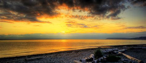 Beach Sunset HDR | The last of my HDR shots from Meadowdale … | Flickr
