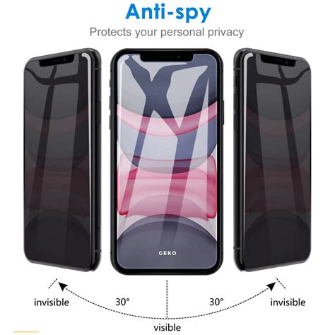 iPhone Privacy Glass Screen Protector | Anti-Spy | Premium Tempered ...