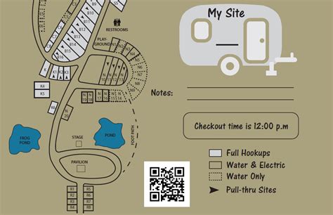 Campground Map Illustration - Building Maps