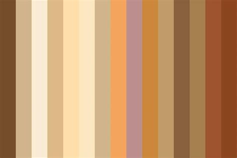 15 Brown color shades palette 34132402 Vector Art at Vecteezy