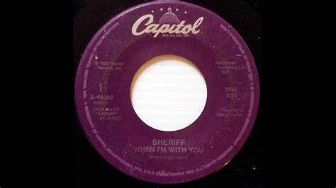 0207 When I'm With You (Sheriff) - #1 song on this day (1989) - YouTube