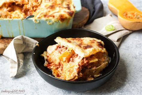 Butternut Squash Lasagna with Italian Sausage - Cooking My Dreams