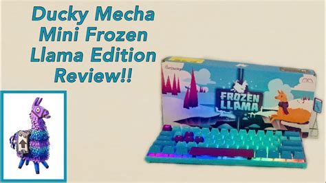 Ducky Mecha Mini Frozen Llama Review - YouTube