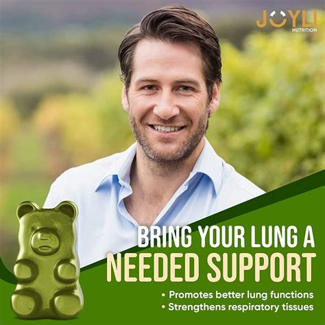 JOYLI Quit Smoking Gummies - All-Natural Lung Cleanse with Mullein Leaf & Reishi Mushroom ...