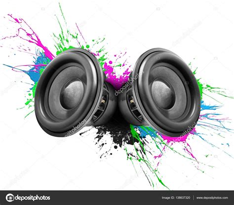 Music speakers colorful design Stock Photo by ©JohanSwanepoel 138637320