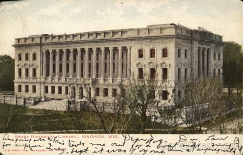 State Historical Library Madison, WI Postcard